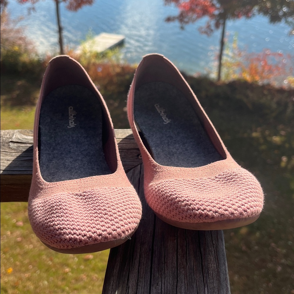 Allbirds Tree Breezer Flats – Mauve Pink | New, Never Worn, Size W9 - Picture 3 of 14